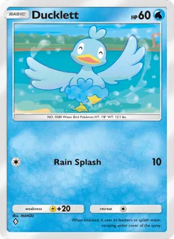 Pokémon-Karte Ducklett 062/161