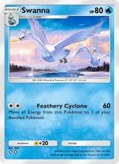 Pokémon-Karte Swanna 063/161