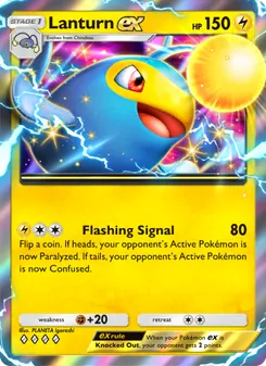 Pokémon-Karte Lanturn ex 065/161