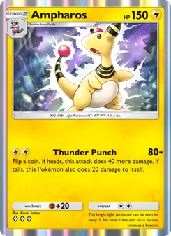 Pokémon-Karte Ampharos 069/161