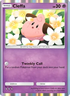 Pokémon-Karte Cleffa 077/161