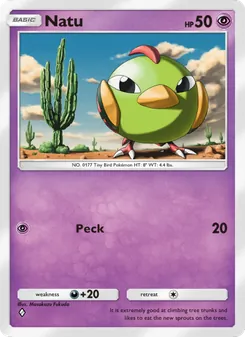 Pokémon-Karte Natu 081/161