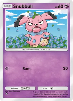 Pokémon-Karte Snubbull 088/161
