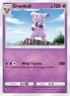 Pokémon-Karte Granbull 089/161