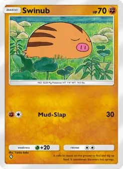 Pokémon-Karte Swinub 096/161