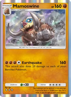 Pokémon-Karte Mamoswine 098/161