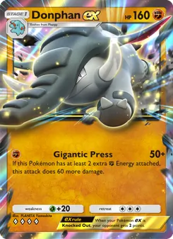 Pokémon-Karte Donphan ex 100/161