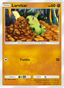 Pokémon-Karte Larvitar 103/161