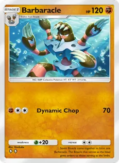 Pokémon-Karte Barbaracle 106/161
