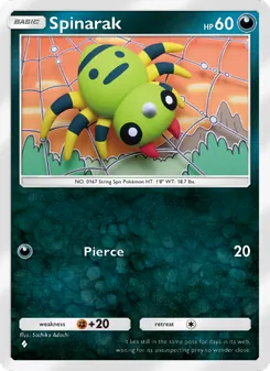 Pokémon-Karte Spinarak 110/161
