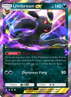 Pokémon-Karte Umbreon ex 112/161