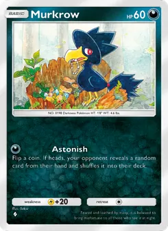 Pokémon-Karte Murkrow 113/161