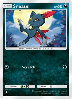 Pokémon-Karte Sneasel 115/161