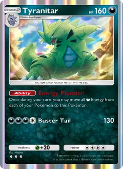 Pokémon-Karte Tyranitar 119/161