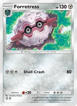 Pokémon-Karte Forretress 121/161