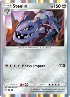 Pokémon-Karte Steelix 122/161