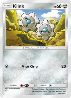 Pokémon-Karte Klink 126/161