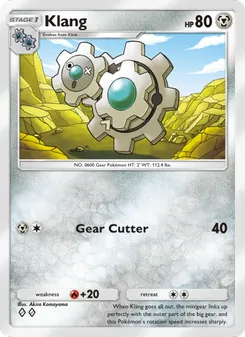 Pokémon-Karte Klang 127/161