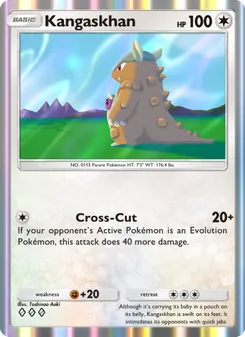Pokémon-Karte Kangaskhan 133/161