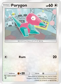 Pokémon-Karte Porygon 135/161