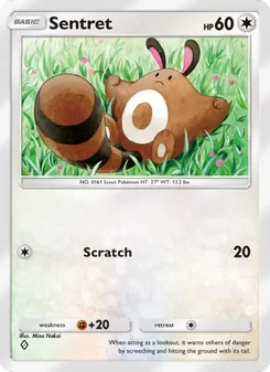 Pokémon-Karte Sentret 138/161