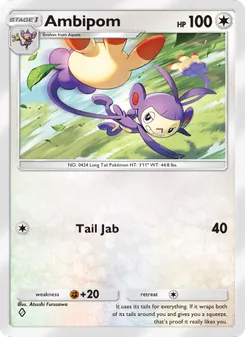 Pokémon-Karte Ambipom 143/161