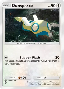 Pokémon-Karte Dunsparce 144/161