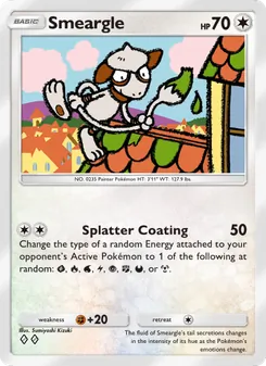 Pokémon-Karte Smeargle 148/161