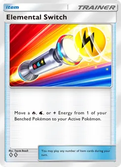 Pokémon-Karte Elemental Switch 151/161