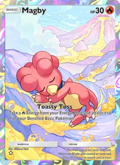 Pokémon-Karte Magby 166/161
