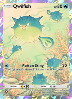Pokémon-Karte Qwilfish 168/161