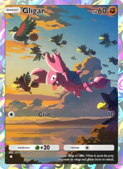 Pokémon-Karte Gligar 176/161