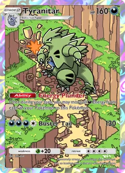 Pokémon-Karte Tyranitar 179/161