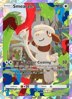 Pokémon-Karte Smeargle 184/161