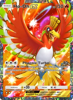 Pokémon-Karte Ho-Oh ex 187/161