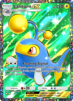 Pokémon-Karte Lanturn ex 189/161