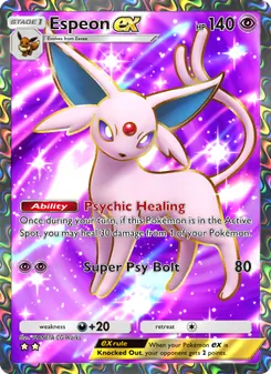 Pokémon-Karte Espeon ex 190/161