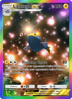 Pokémon-Karte Lanturn ex 204/161