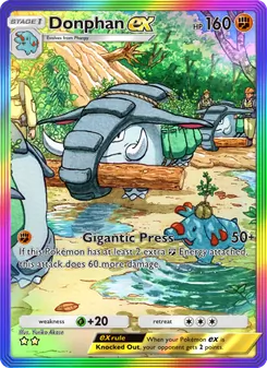 Pokémon-Karte Donphan ex 206/161