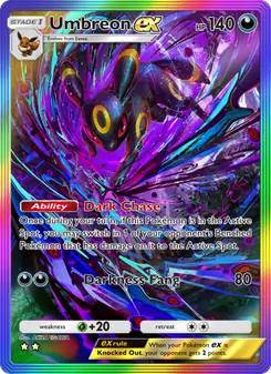 Pokémon-Karte Umbreon ex 208/161