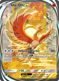 Pokémon-Karte Ho-Oh ex 210/161