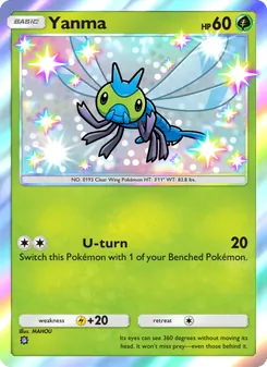 Pokémon-Karte Yanma 212/161