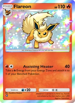 Pokémon-Karte Flareon 213/161