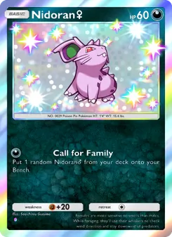 Pokémon-Karte Nidoran♀ 223/161