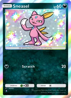 Pokémon-Karte Sneasel 229/161
