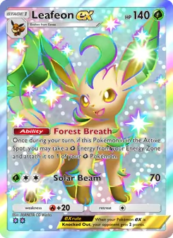 Pokémon-Karte Leafeon ex 233/161