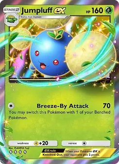 Pokémon-Karte Jumpluff ex 003/071