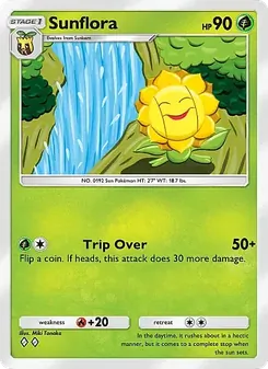 Pokémon-Karte Sunflora 005/071
