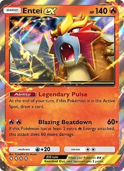 Pokémon-Karte Entei ex 010/071