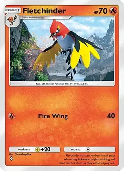 Pokémon-Karte Fletchinder 011/071